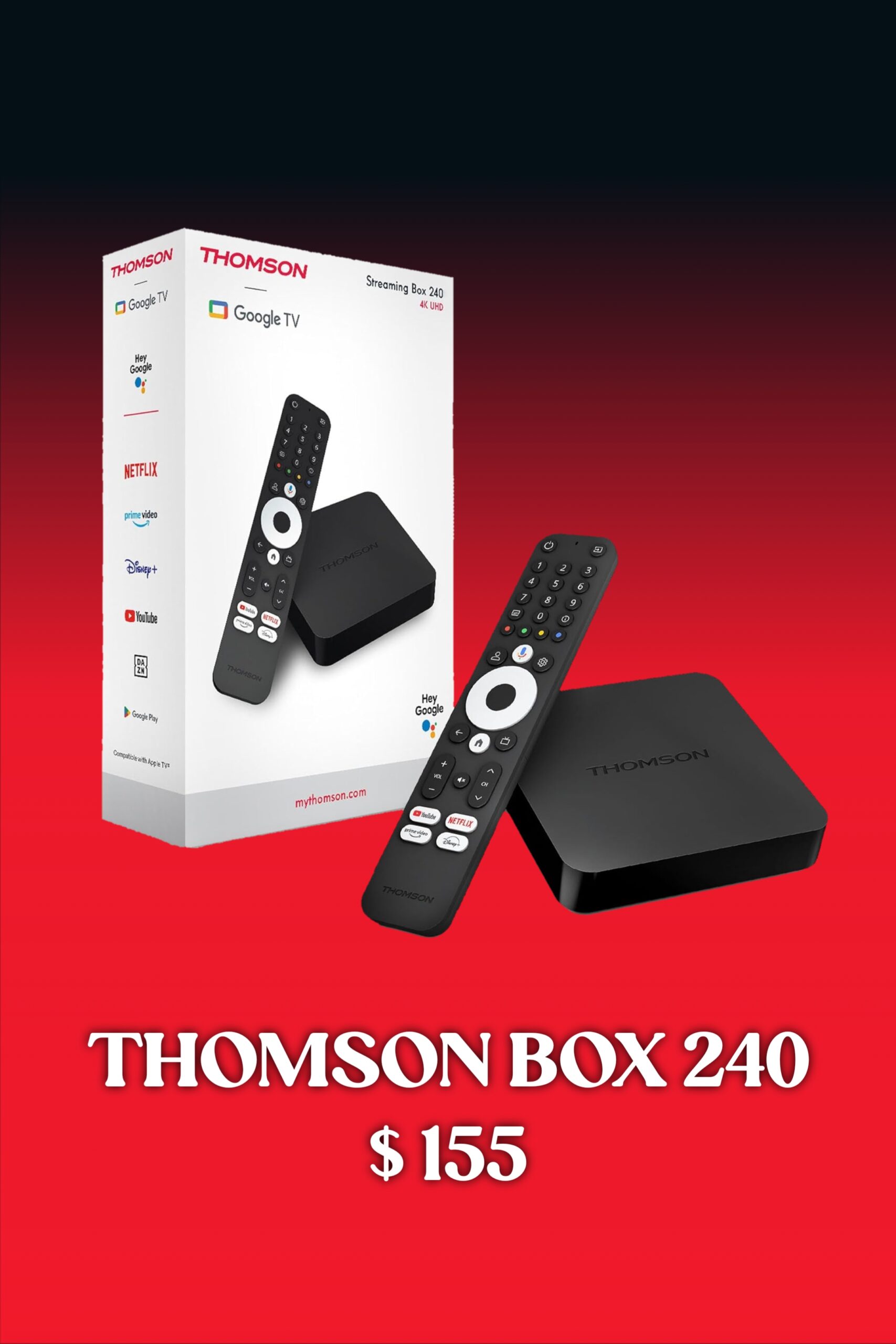 Thomson Box 240 IPTV Moldova streaming box